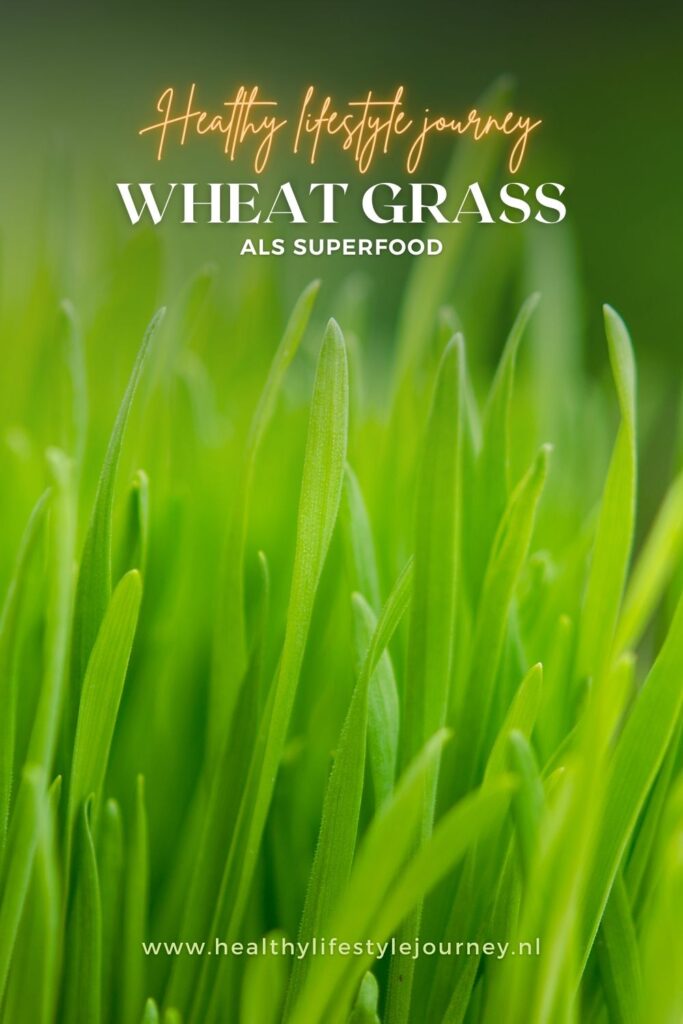 _Pinterest Pin - wheat grass als superfood